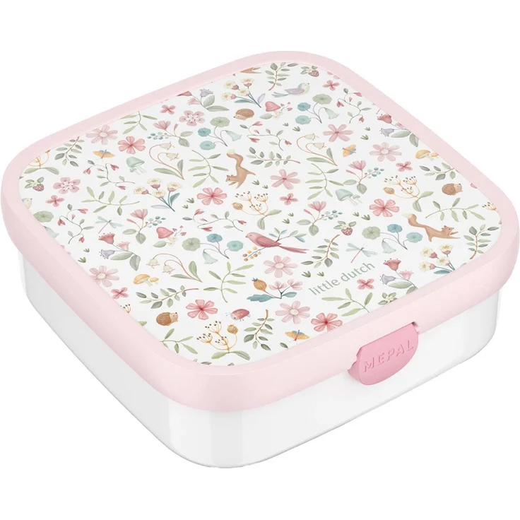 Mepal 'Campus' Brotdose Groß inklusive 2 auslaufsicheren Bento Fächern & Gabel, Kunststoff Fairy Wonders, 1250 ml – Bild 1