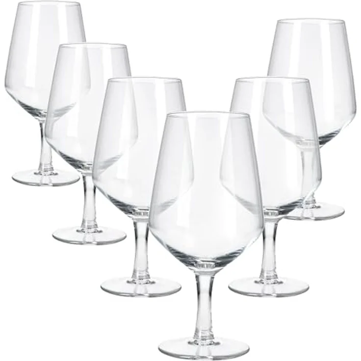 MamboCat Bierglas 6x Carré Bierglas 400ml Biergläser klar 0,35L Glas Bier-Kelch, Glas – Bild 2