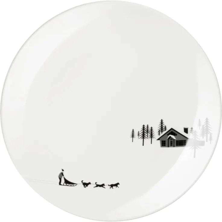 ASA Selection Dessertteller Sled Dogs Snow Tracks