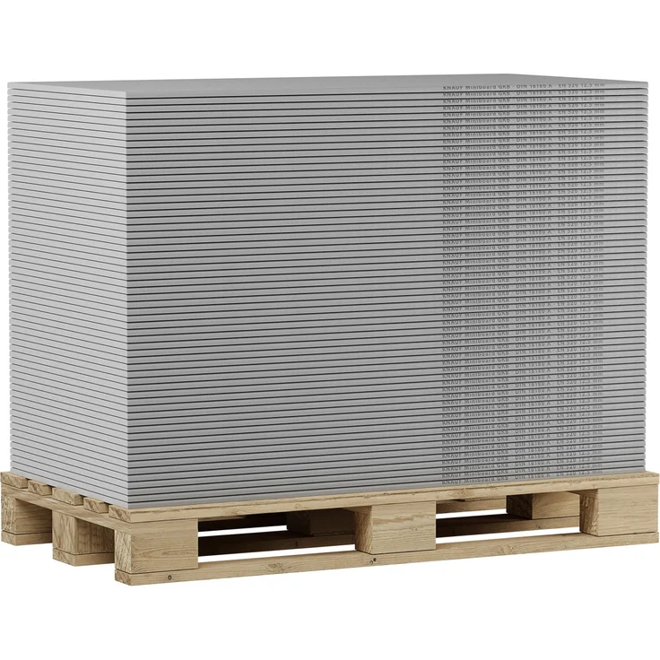 Knauf Gipskartonplatte Miniboard GKB 120 x 60 cm 12,5 mm 60 St. Palettenabnahme – Bild 2