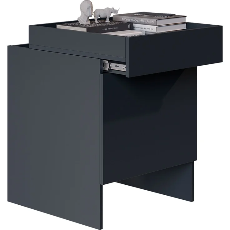 Saugroboterschrank Dustin Anthrazit 50 x 67.5 cm mit 1 Tür Vicco – Bild 6