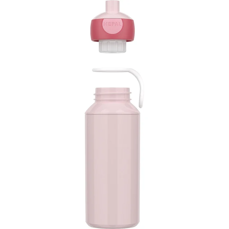 Mepal CAMPUS Pop-Up Trinkflasche Set mit Flip-Up Ersatzdeckel Cool Pink (2025) – Bild 2