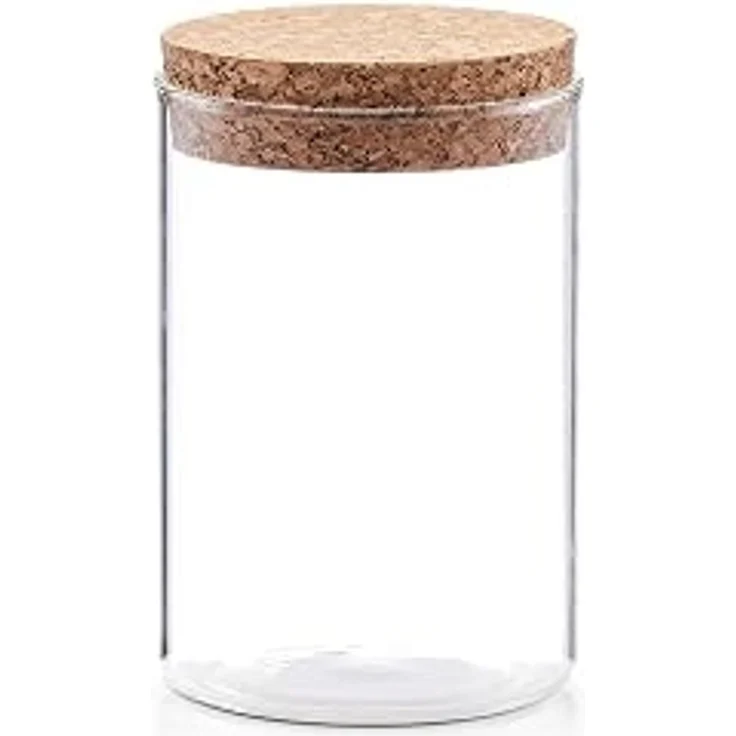 Vorratsglas mit Korkdeckel - Ø 9,5 x 18,5 cm – Bild 1
