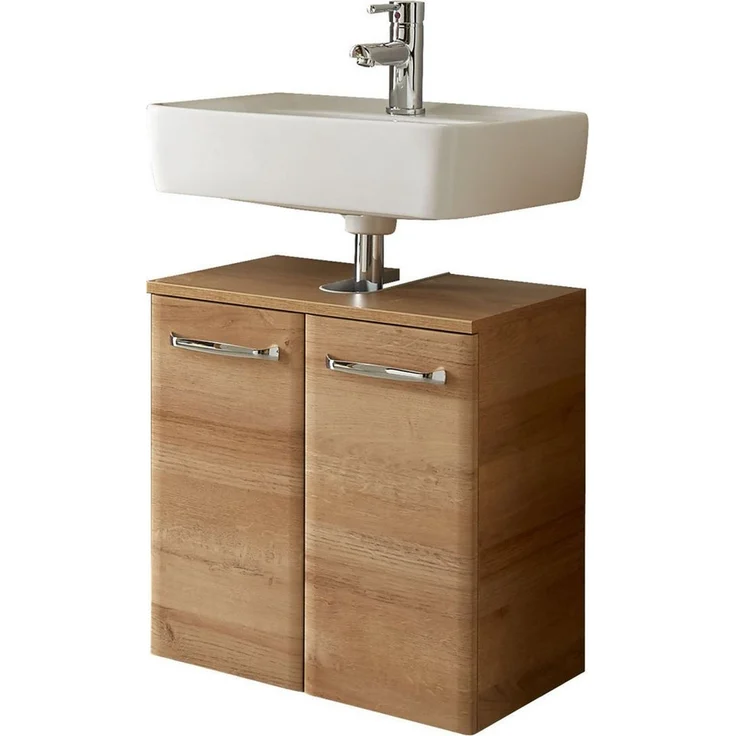 Saphir Waschbeckenunterschrank Quickset 318, mit zwei Türen, 60cm breit (1-St) – Bild 3