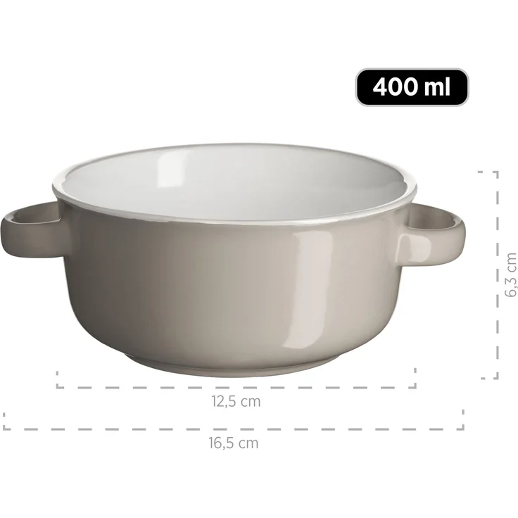 Mäser 931611 Maila Suppentassen-Set, Ø 12,5 cm, 400 ml, mehrfarbig, 4-teilig (1 Set) – Bild 5