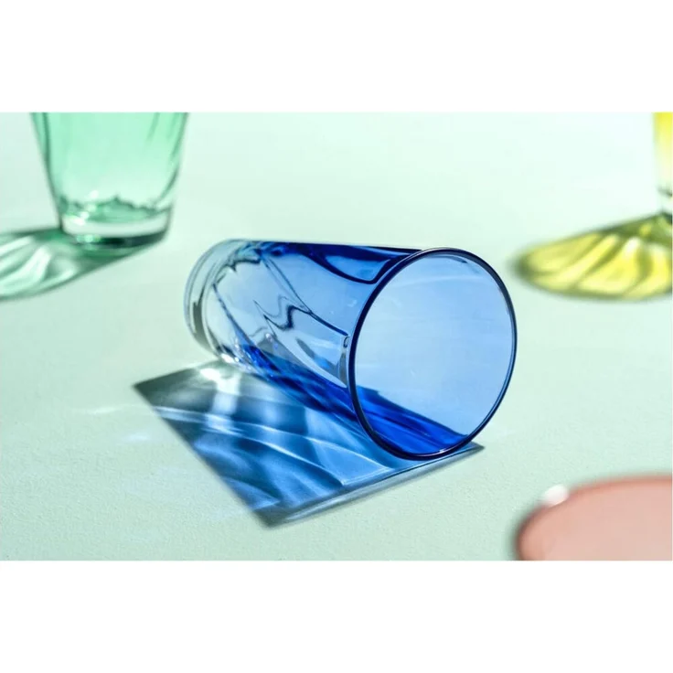 LEONARDO Glas Twist Blau 300 ml, Glas – Bild 4