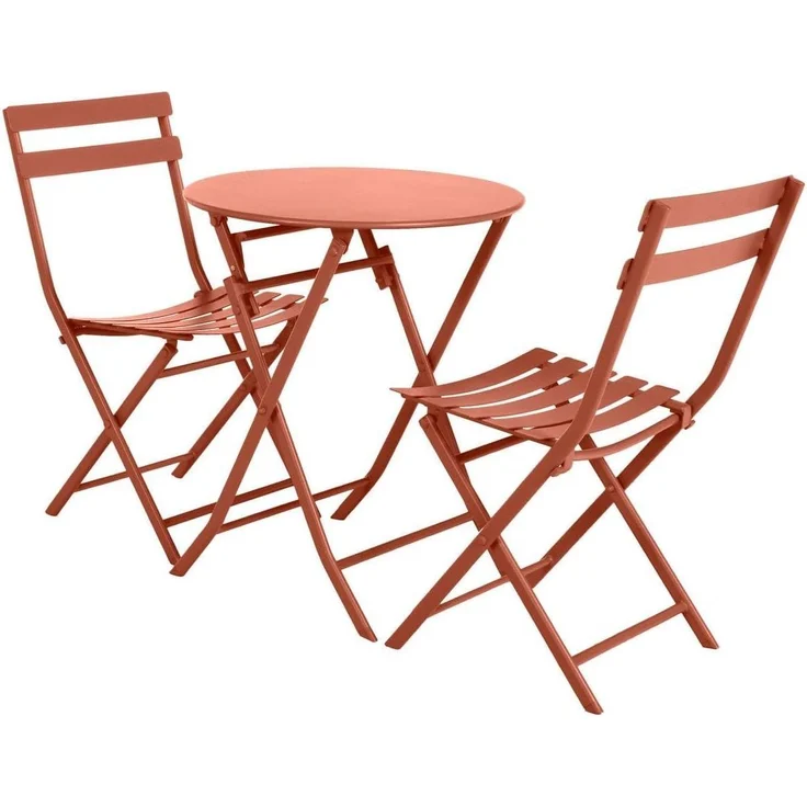 Hespéride - Runder Klappbarer Gartentisch Greensboro Bernstein - 2 Sitze - Bernstein – Bild 4