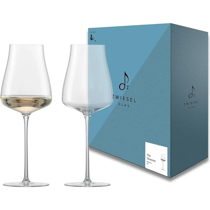 Zwiesel Glas 2 Stück Riesling Weißweinglas The Moment handgefertigt· spülmaschinenfest 122211