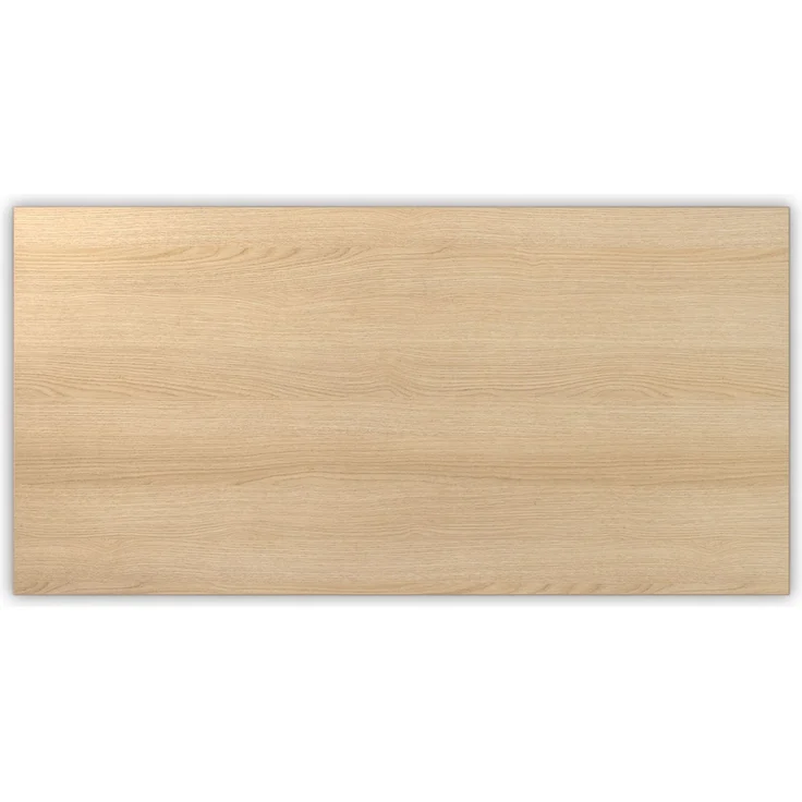 bümö Tischplatte 200x100 cm in Eiche, Schreibtischplatte aus Holz, Holzplatte, Spanplatte kratzfest beschichtet, ABS-Kante, 120 kg Tragkraft für DIY Homeoffice Schreibtisch & mehr, PL-2E-E