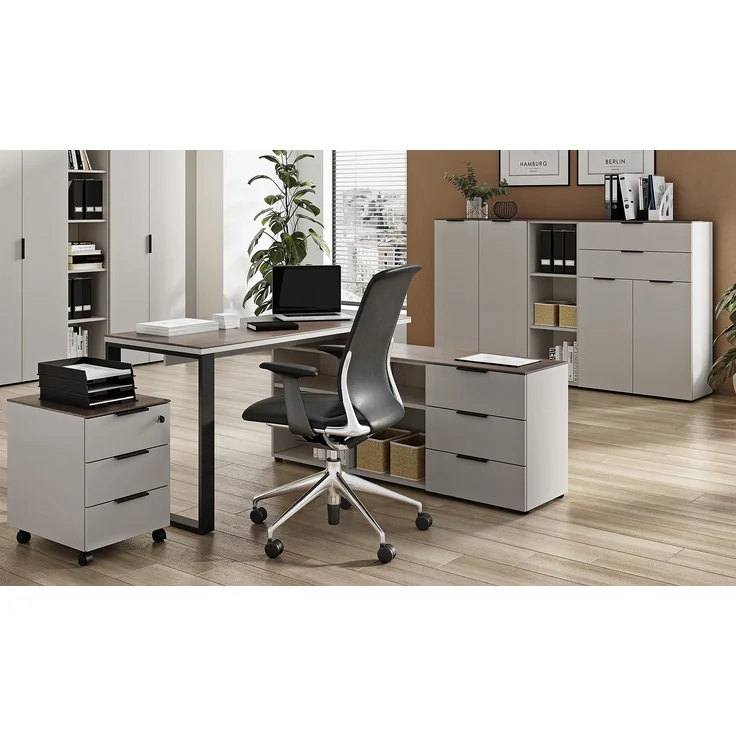 GERMANIA Bürokombination ANCONA BHT 353x81x146 cm bunt Komplett-Büro Büro – Bild 2