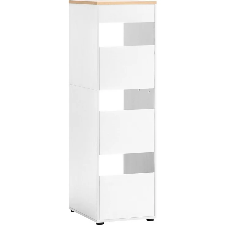 Schildmeyer Mehrzweckschrank Wäscheschrank Solea 702005, weiß matt, 45,1 x 60 x 154,7 cm – Bild 3