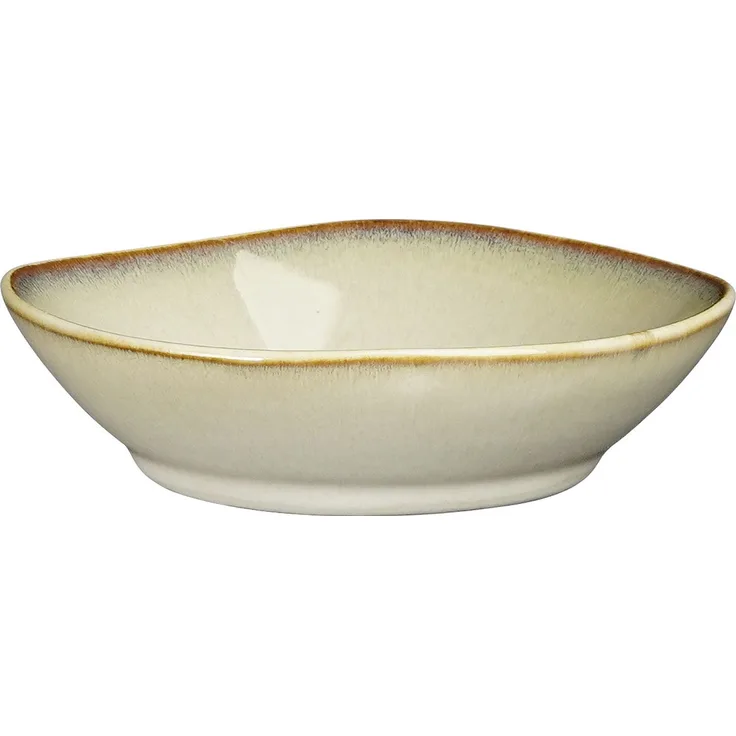 Mica Decorations Schale Racco stoneware 4 x 12 cm beige