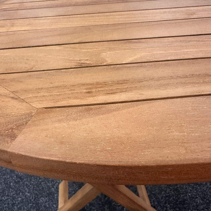 Beistelltisch Riva , Echtholz , Holzfarben , 50 x 50 x 50 cm – Bild 3