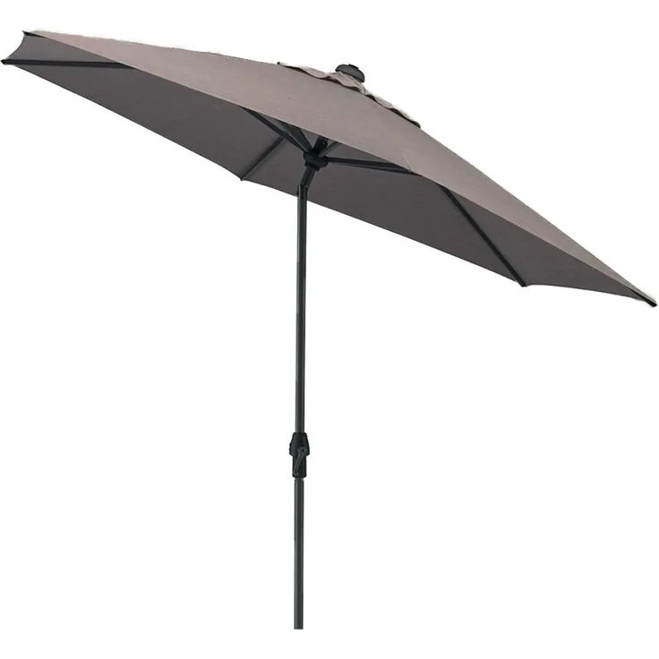 EASY ALLROUND Kurbelschirm Ø300cm anthrazit / taupe