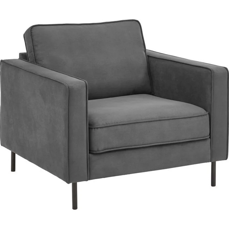 ATLANTIC home collection Sessel Weston, 95/87/81 cm, Anthrazit, 1, 1 Sessel – Bild 4
