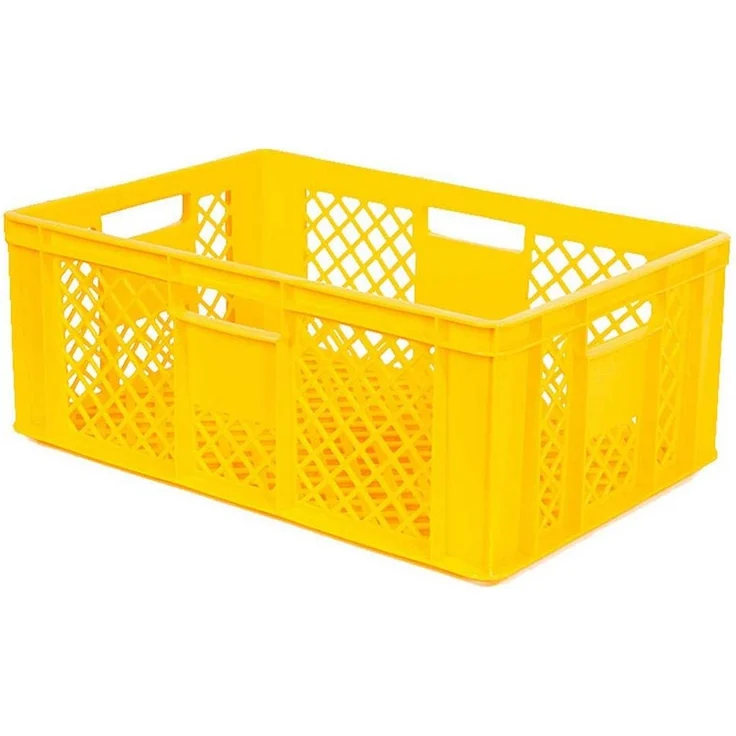 BRB-Lagertechnik Stapelbox 12x Stapelkorb/Bäckerkisten in 4 Größen, Grundmaß LxB 600x400 mm, Euro-Behälter aus hochwertigem, formstabilem Polyethylen-Kunststoff – Bild 4