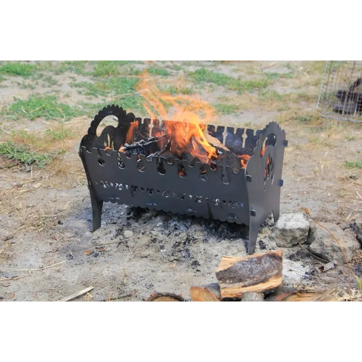 Grill Mangal Camping – Klappbarer Outdoorgrill 2mm Stahl