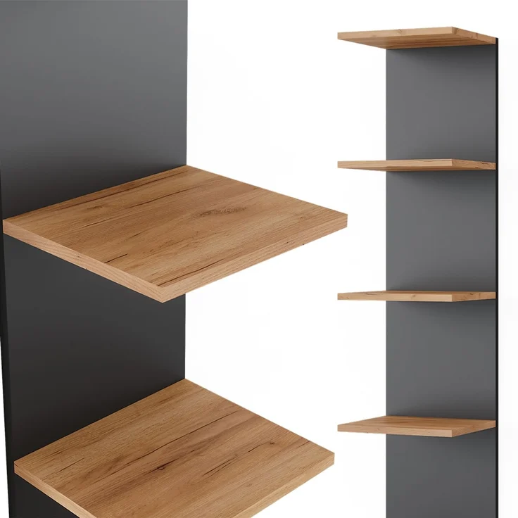 Wandregal Paolo Anthrazit 30 x 190 cm Vicco – Bild 6