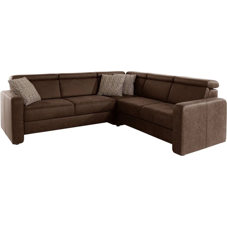 sit&more Ecksofa Bologna L-Form, Kopfteilverstellung, wahlweise mit Bettfunktion und Schubkasten – Bild 3