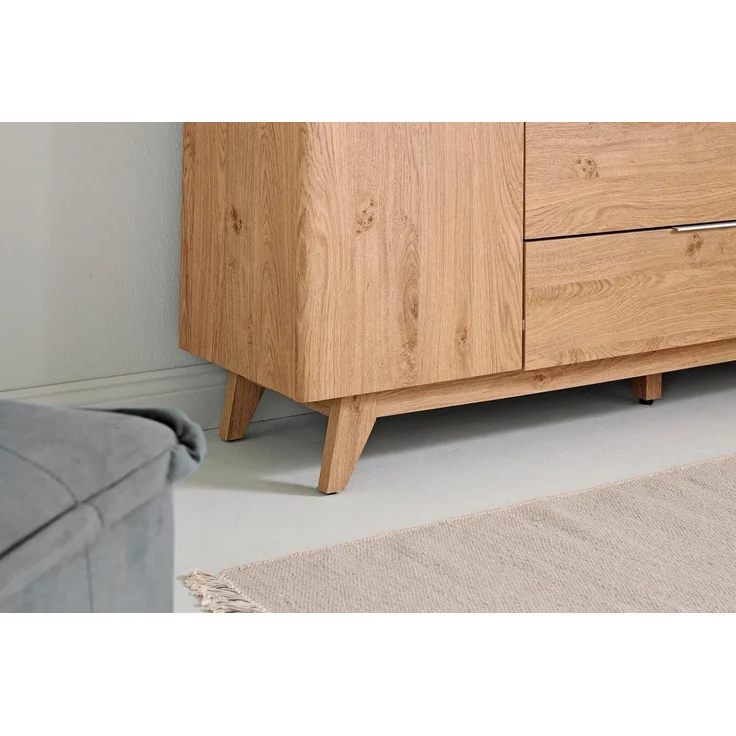 Jahnke Sideboard, Engineered Wood, Montana Eiche Nb, One Size – Bild 9