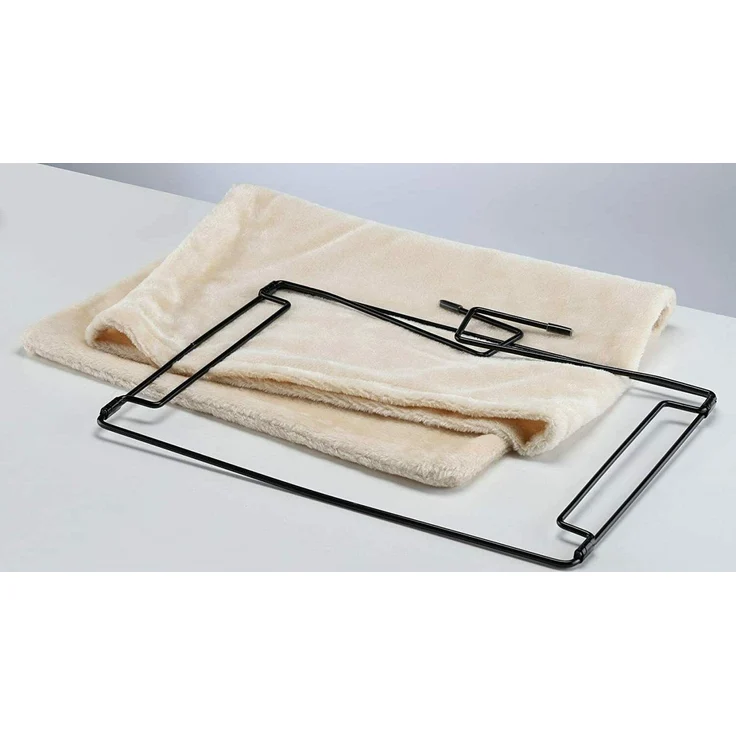 Meinposten Katzenliege Katzenliege für Heizung Hängeliege Hängematte Heizkörperliege, Metallgestell & Plüsch (Polyester) – Bild 2