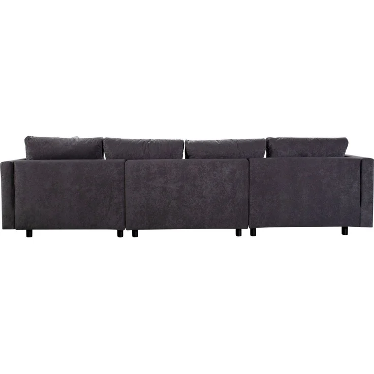 COLLECTION AB Wohnlandschaft Toni U-Form, B: 298 cm, Set: Sofa & Hocker, 3 Zierkissen, Federkern – Bild 3