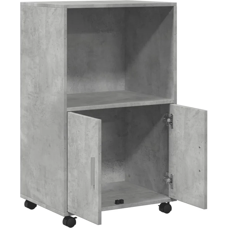 vidaXL Rollschrank Betongrau 55x40x91 cm Holzwerkstoff 853185 – Bild 6