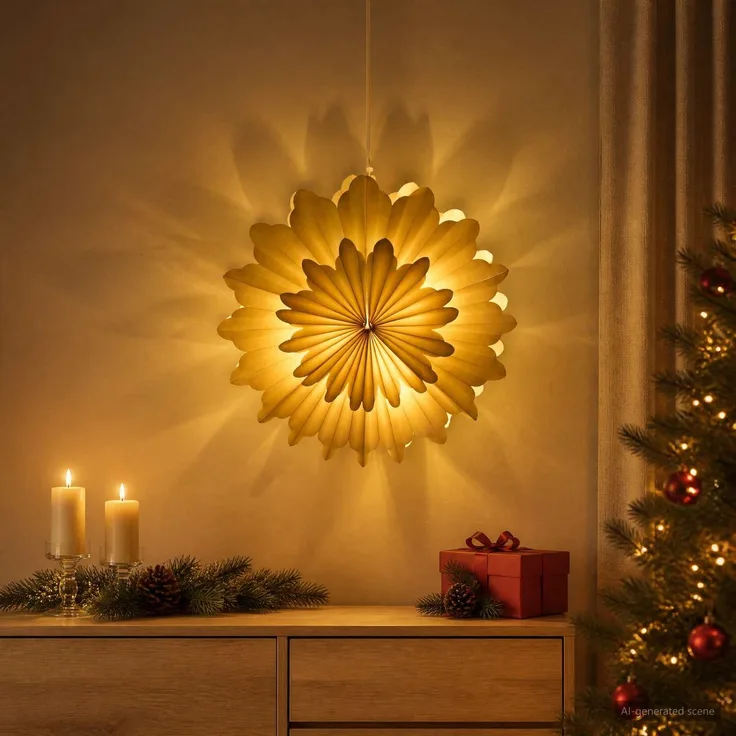 vidaXL Weihnachtsbeleuchtung RAAHE 10 LEDs Warmes Weiß 45 x 17 x 45 cm 42056644