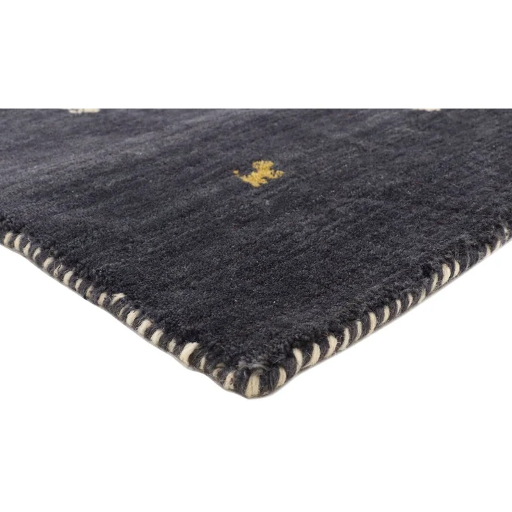 carpetfine Wollteppich Gabbeh Uni, auch als Läufer und Rund erhältlich, rechteckig, Höhe: 15 mm, reine Wolle, handgewebt, Gabbeh Loom Tiermotiv, große Farbauswahl – Bild 2