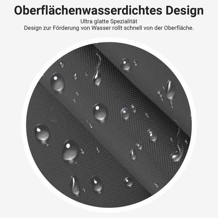 Duschvorhang Polyester Antischimmel Dunkelgrau 80 x 200 cm – Bild 3