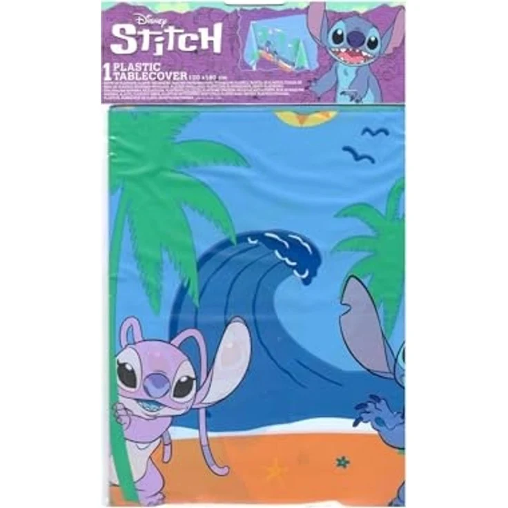 Procos Tischdecke Disney Stitch - Partytischdecke - ca. 120 x 180 cm – Bild 2