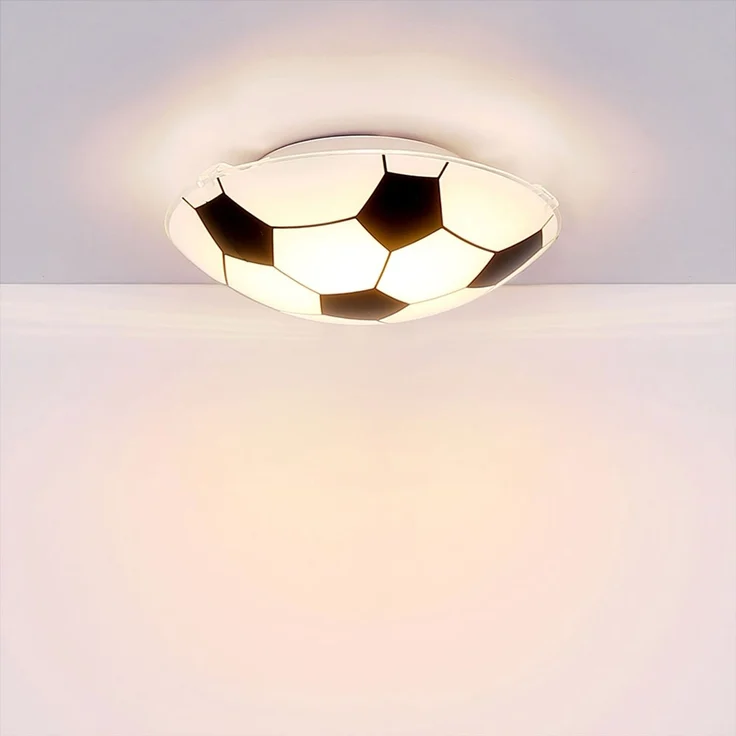 RGB LED Wand- und Deckenleuchte im Fußball-Design – Bild 1