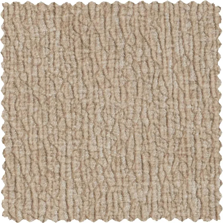 Drehsessel Baggy aus 3D-Chenille-Stoff, modernes Design, Sand, weich gepolstert, Indoor – Bild 5