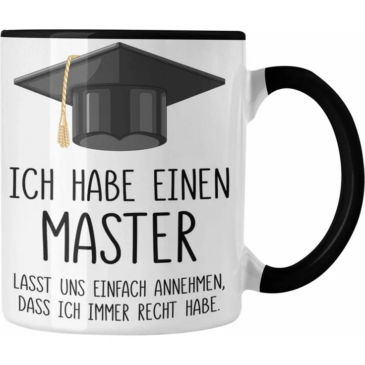 Trendation Tasse Trendation - Master Bestanden Geschenk Abschluss Tasse Spruch Master G