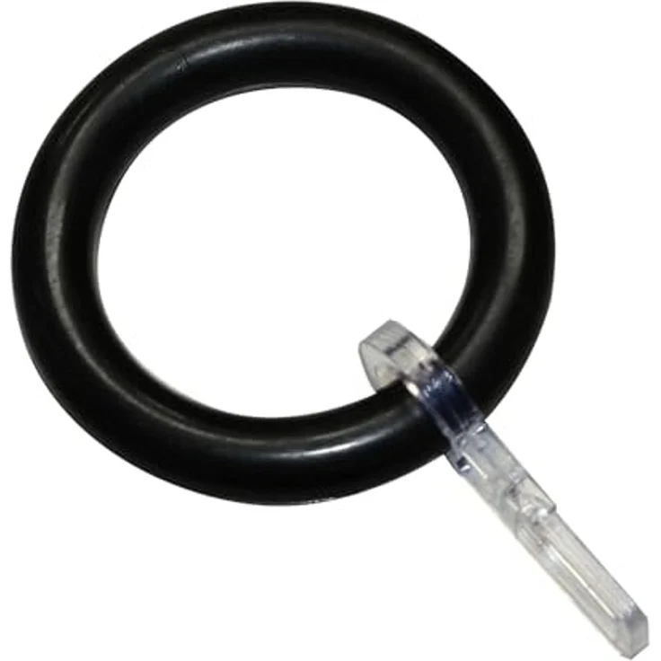 Gardinia Gardinenringe für Ø 28 mm schwarz 10-er Pack – Bild 1