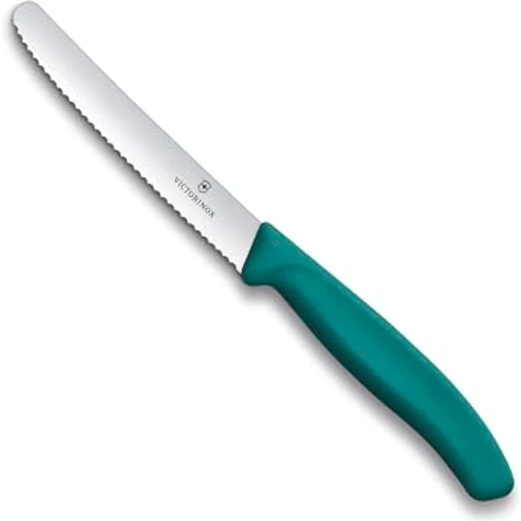 Victorinox Swiss Classic, Tomaten & Tafelmesser, 11cm, Wellen, Grün – Bild 2
