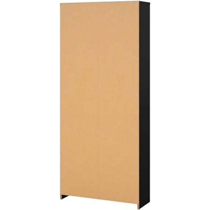 Dmora - Schuhschrank Natalie, Schuhregal, Mehrzweck-Eingangsgarderobe, Möbel für Schuhe, 70x24 h162 cm, Schwarz – Bild 6