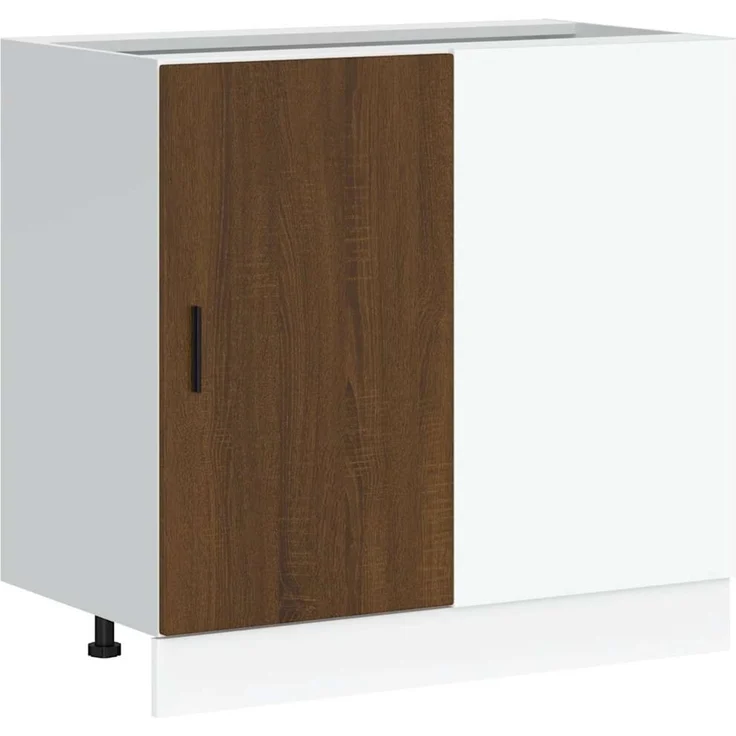 vidaXL Küchenunterschrank Lyon Braun Eichen-Optik Holzwerkstoff 854295 – Bild 2