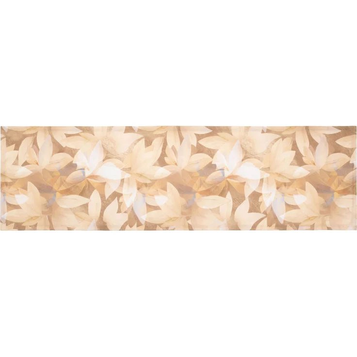 GÖZZE Tischläufer CAPELLA senf LB 140x40 cm gelb Tischdecke Tischband