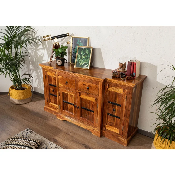 Sideboard Akazie 160x45x85 honig lackiert OXFORD #0902 – Bild 2