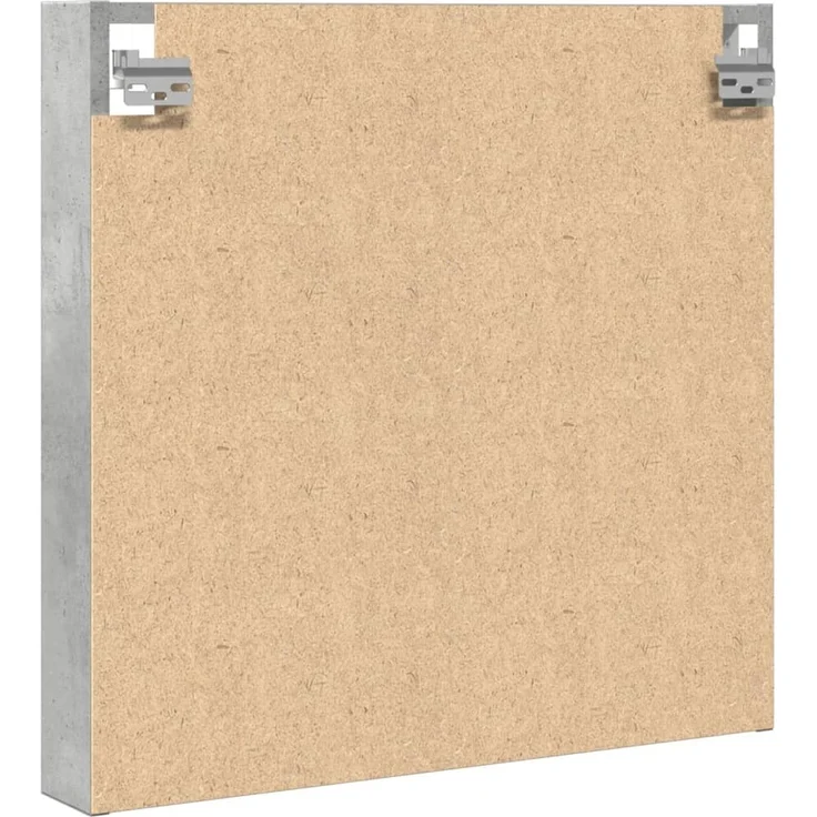 vidaXL Vitrinenschrank Betongrau 60x8,5x58 cm Holzwerkstoff 847964 – Bild 5