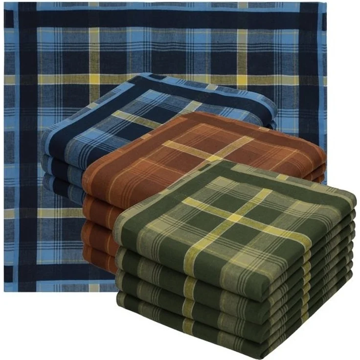 Betz Taschentuch Betz Herrentaschentücher LEO 4 40x40 cm, (Set, 12-St), 100% Baumwolle – Bild 4