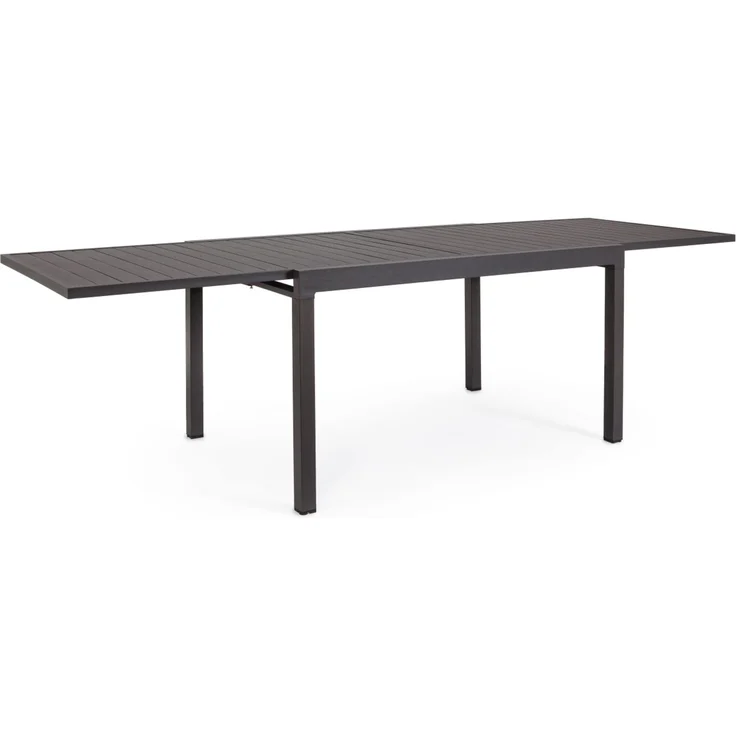 Gartenesstisch Pelagius Aluminium, ausziehbar, modern, anthrazit, wetterfest für 8-10 Personen – Bild 1