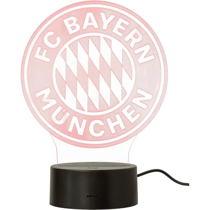 FC Bayern München LED Tischleuchte FC Bayern München LED - Logo – Bild 1