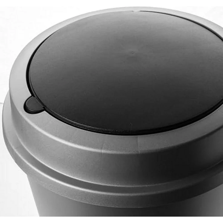 Centi Biomülleimer FLIP-Can Abfalleimer 50L, mit Klappdeckel und Schnapverschluss – Bild 2