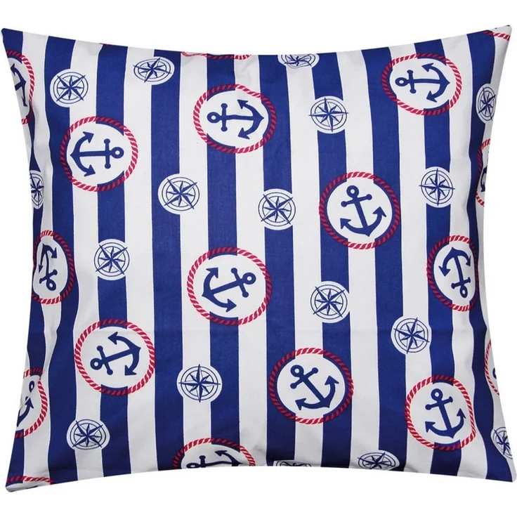 Heubergshop Kissenbezug, (1 Stück), 40x40cm Anker Streifen Matimin Kissenhülle (1-Stück-600/1-40x40) – Bild 1