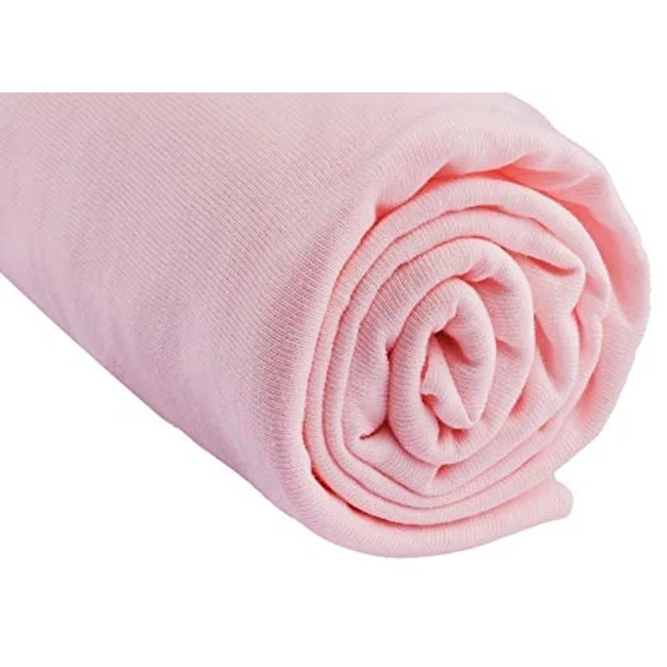 Lot de 3 Draps housse Coton pour lit Bébé 40x80 / 40x90 - rose blanc parme – Bild 2