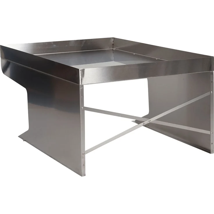 Mendler 'HWC-G60 XL' Mähroboter-Garage mit Pflanzkasten, Metall, 47 x 70 x 100 cm, Silber – Bild 7