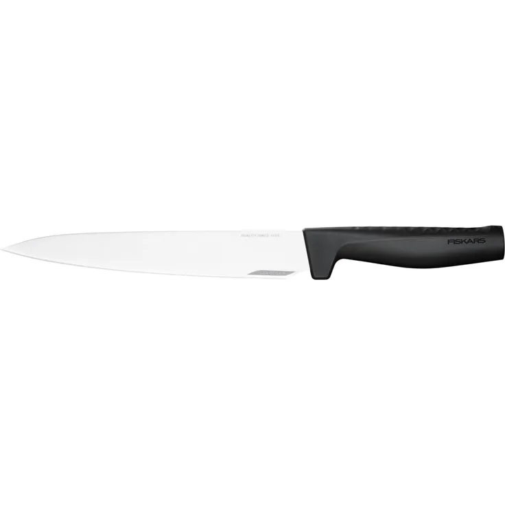 Fiskars Hard Edge Tranchiermesser, Fleischmesser, Messer, Küchenmesser, Stahl, Klingenlänge 21. 6 cm, 1051760