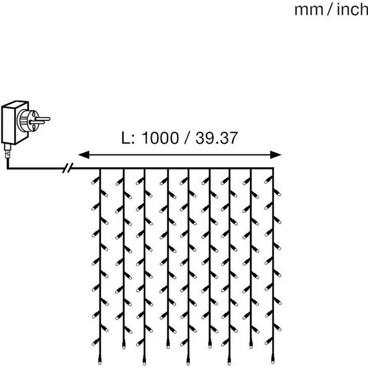 STAR TRADING LED-Lichterkette Serie MicroLED, LED Lichtervorhang MicroLED – Bild 2